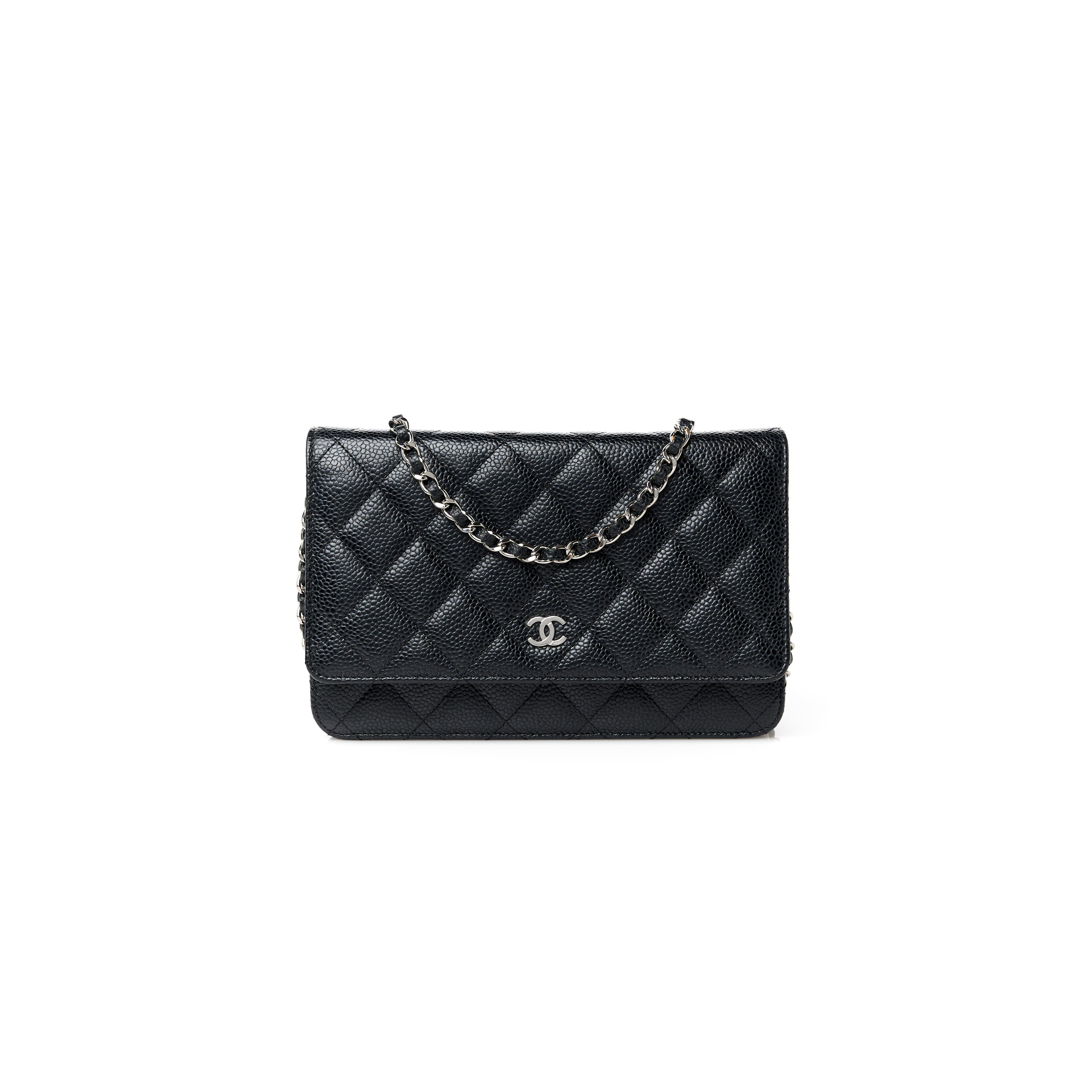 CHANEL CAVIAR QUILTED WALLET ON CHAIN WOC 1549553 (20*12*3cm)